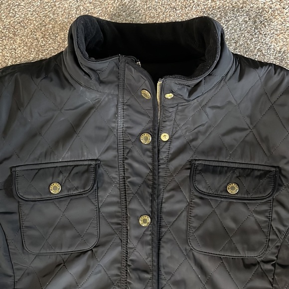 Talbots Quilted Snap Front Jacket Size L - Picture 3 of 9